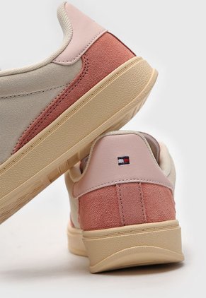 Tenis Lifestyle Palo Rosa-Café-Beige Tommy Hilfiger
