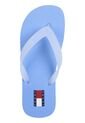 Sandalias Celeste Con Suela Dentada Y Logo Tommy Hilfiger de Tommy Hilfiger