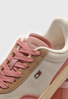 Tenis Lifestyle Palo Rosa-Café-Beige Tommy Hilfiger