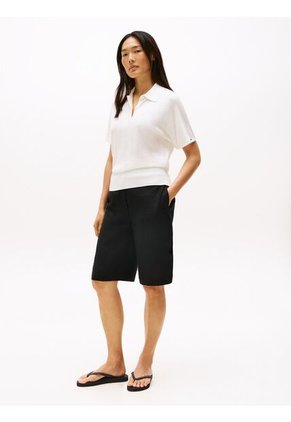 Sandalias Negro Con Logo Texturizado Tommy Hilfiger