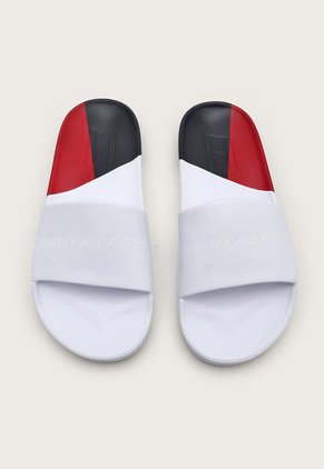 Playera Blanco-Azul Navy-Rojo Tommy Hilfiger