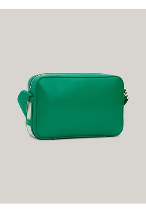 Bolso Verde Bandolera Iconic Pequeño Con Monograma Tommy Hilfiger