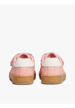 Tenis Rosado De Corte Bajo Con Cierre De Velcro Tommy Hilfiger