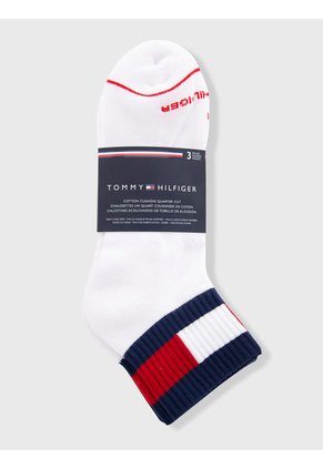 Medias Blancas En Algodón Para Hombre Tommy Hilfiger