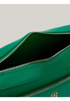 Bolso Verde Bandolera Iconic Pequeño Con Monograma Tommy Hilfiger