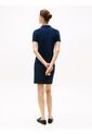 Vestido Azul Tipo Polo Con Cuello En V Abierto Tommy Hilfiger de Tommy Hilfiger