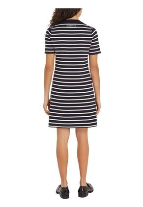 Vestido Azul Con Diseño De Rayas Tommy Hilfiger