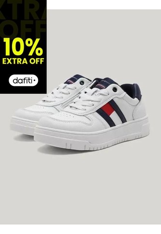 Tenis Casual Para Niños Blanco Tommy Hilfiger Tommy Hilfiger