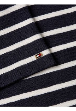 Vestido Azul Con Diseño De Rayas Tommy Hilfiger