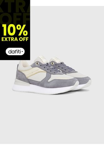 Tenis De Running Elevated Medias Mujer Gris Tommy Hilfiger Tommy Hilfiger