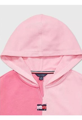 Buzo Rosado Niña Diseño De Bloques De Colores Adaptive Tommy Hilfiger