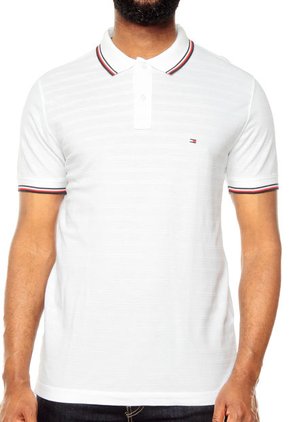 Polo Blanca Tommy Hilfiger
