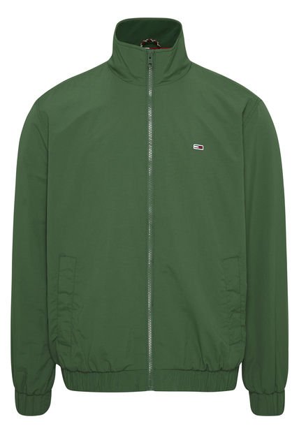 Chaqueta Con Parche Con Logo Essential Hombre Verde Tommy Jeans