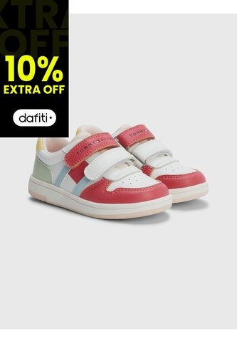 Tenis Doble Velcro De Niña Blanco Tommy Hilfiger Tommy Hilfiger