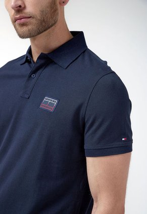 Polo Azul Navy-Blanco-Rojo Tommy Hilfiger