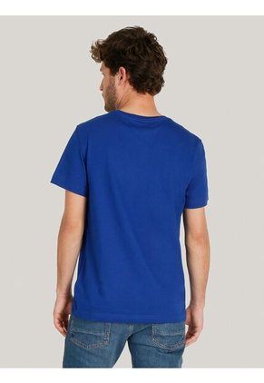 Camiseta Azul Essential Con Logo Tommy Hilfiger