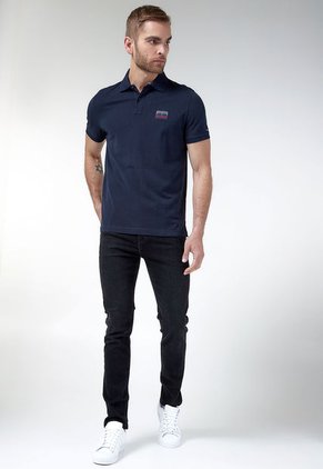 Polo Azul Navy-Blanco-Rojo Tommy Hilfiger
