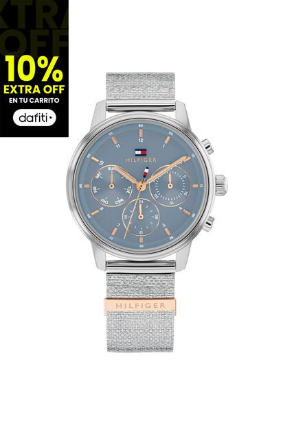Reloj Tommy Hilfiger Modelo 1782807 Plateado Mujer