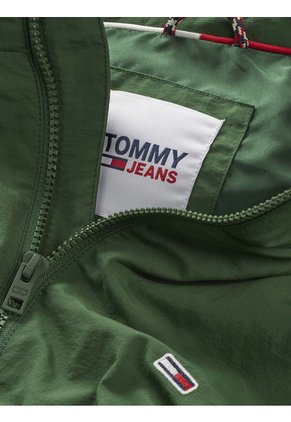 Chaqueta Con Parche Con Logo Essential Hombre Verde Tommy Jeans