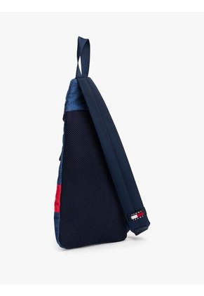 Bolso Azul Cruzado Denim Con Logo Tommy Hilfiger