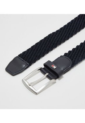 Cinturón Azul Denton Trenzado Para Hombre Tommy Hilfiger