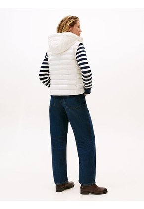 Chaleco Blanco Con Acabado Repelente Al Agua Tommy Hilfiger