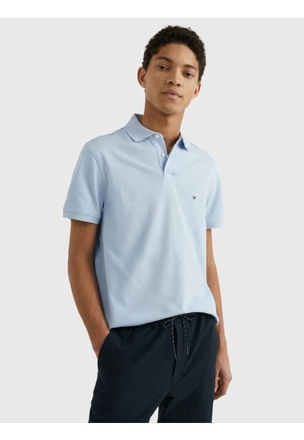 Polo Para Hombre Celeste Tommy Hilfiger