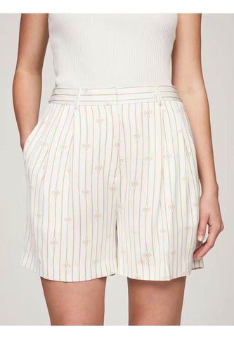 Bermudas Blanco Fluido Con Nudo De Cuerda Tommy Hilfiger Tommy Hilfiger