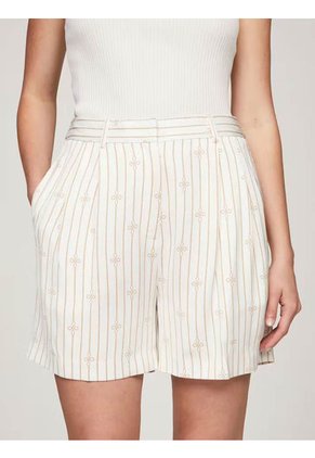 Bermudas Blanco Fluido Con Nudo De Cuerda Tommy Hilfiger
