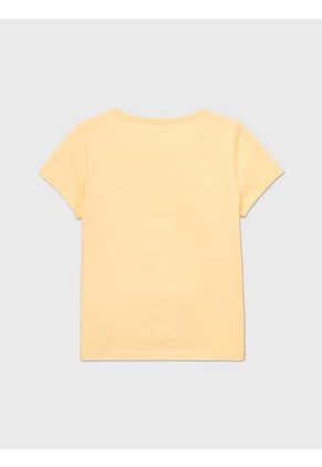 Camiseta Niña Amarilla Con Firma Sensorial Adaptive Tommy Hilfiger