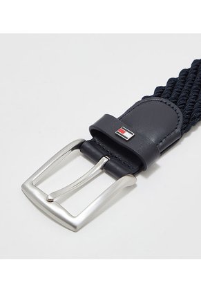 Cinturón Azul Denton Trenzado Para Hombre Tommy Hilfiger