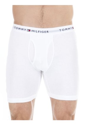3 Pack De Boxer Brief Blancos En Algodón Tommy Hilfiger
