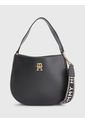 Bolso Pequeño Mediana Con Monograma Mujer Negro Tommy Hilfiger de Tommy Hilfiger