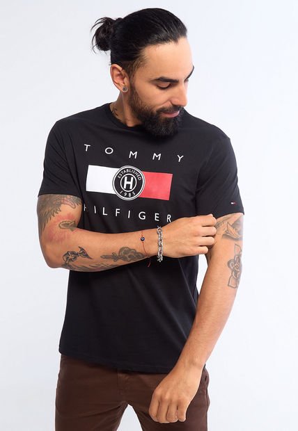 Camiseta TOMMY HILFIGER Negro