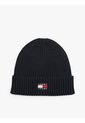 Gorro Azul Heritage De Punto Canal Con Logo Tommy Hilfiger de Tommy Hilfiger