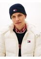 Gorro Azul Heritage De Punto Canal Con Logo Tommy Hilfiger de Tommy Hilfiger