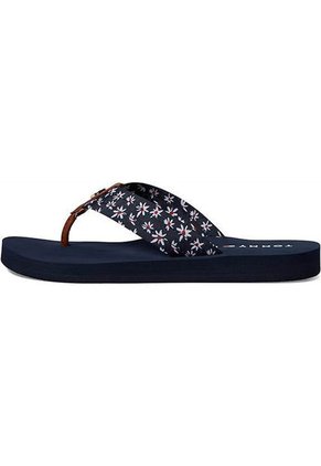 Sandalias Azul Oscuro Con Estampado Floral Tommy Hilfiger