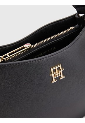 Bolso Pequeño Mediana Con Monograma Mujer Negro Tommy Hilfiger