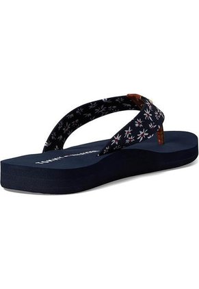 Sandalias Azul Oscuro Con Estampado Floral Tommy Hilfiger