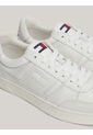 Tenis Blanco De Cuero Con Logo Tonal Tommy Hilfiger de Tommy Hilfiger
