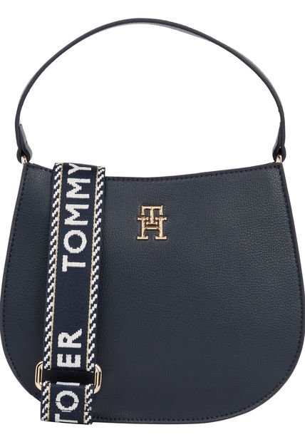 Bolso Pequeño Mediana Con Monograma Mujer Azul Tommy Hilfiger
