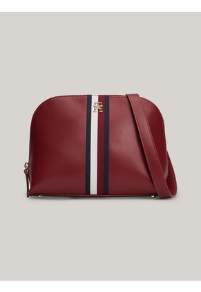 Bolso Rojo Cruzado Con Monograma TH Tommy Hilfiger