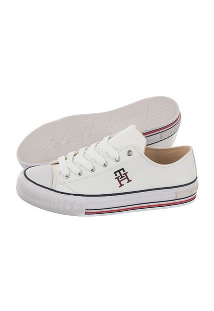 Tenis Deportivas Bassa Allacciata Niña Blanco Tommy Hilfiger