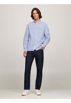 Camisa Flex De Corte Regular Con Cuadros Tommy Hilfiger