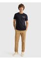 Camiseta De Corte Slim Con Logo Hombre Azul Tommy Hilfiger de Tommy Hilfiger