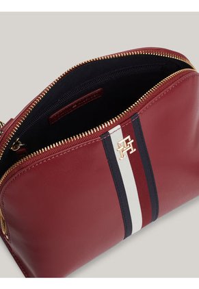 Bolso Rojo Cruzado Con Monograma TH Tommy Hilfiger