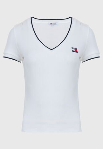 Camiseta TOMMY HILFIGER Marfil Tommy Hilfiger