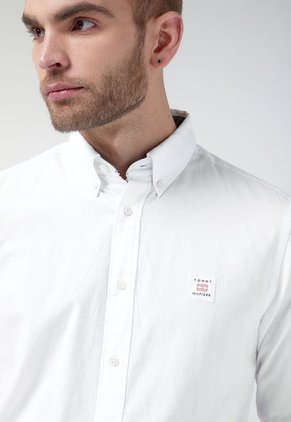 Camisa Blanco-Azul Navy-Rojo Tommy Hilfiger