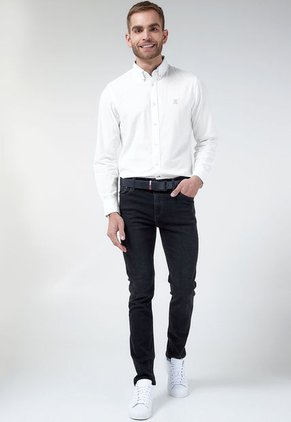 Camisa Blanco-Azul Navy-Rojo Tommy Hilfiger