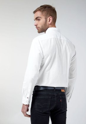 Camisa Blanco-Azul Navy-Rojo Tommy Hilfiger